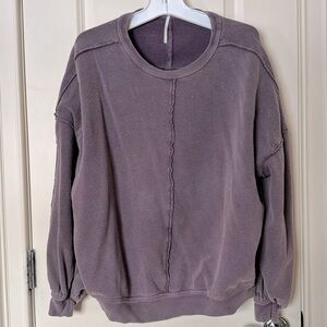 Free People cowl back sweatshirt XS